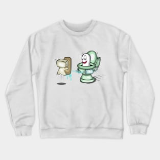 skibidi toilet cartoon Crewneck Sweatshirt